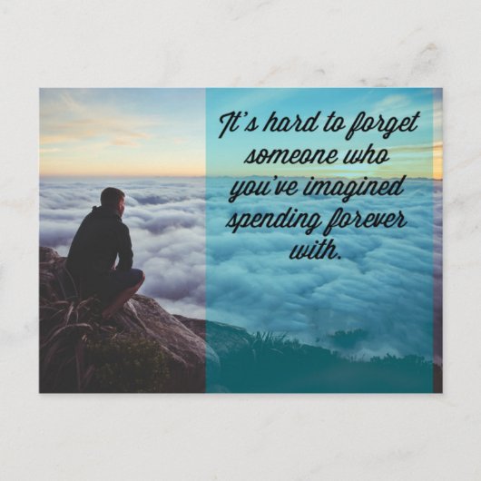 懸命対忘れ引用文 ポストカード (正面)