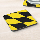 懸命州旗を持つプラスチックのコースター コースター (左側)