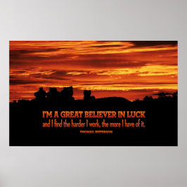 懸命工事と幸運ポスタープリント ポスター