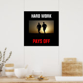 懸命工事によるフィットネスボディビル訓練 ポスター (キッチン)