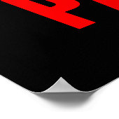 懸命工事によるボディビル訓練 ポスター (角)