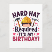 懸命帽子が必要だ私の誕生日c ポストカード (正面)