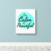 懸命感動的労働者にとって良い雰囲気 キャンバスプリント (インサイチュ (ウッドフロア))