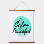 懸命感動的労働者にとって良い雰囲気 吊り下げ型タペストリー (正面)