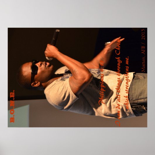 懸命挽きポスターボーン ポスター (正面)