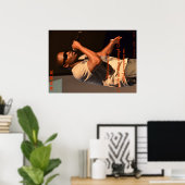 懸命挽きポスターボーン ポスター (ホームオフィス)