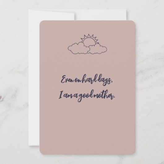 懸命日でも、私は良い母肯定 シーズンカード (正面)