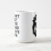 懸命日の勝利を許可しない コーヒーマグカップ (中央)