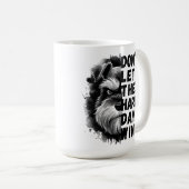 懸命日の勝利を許可しない コーヒーマグカップ (正面右)