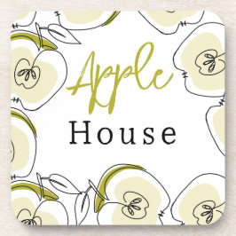 懸命模様のプラスチックコースター コースター