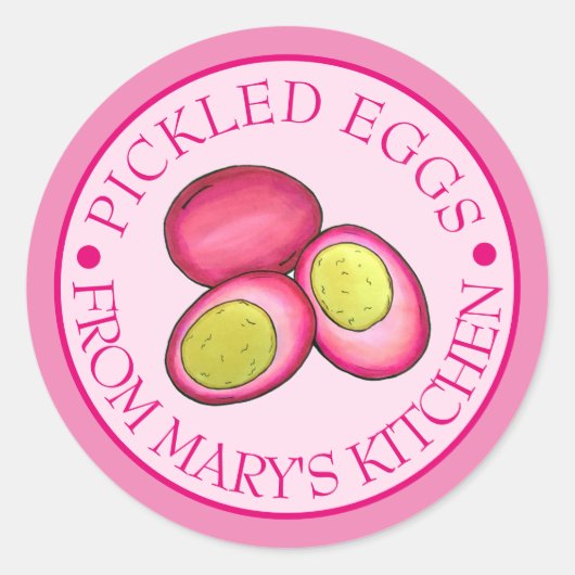 懸命漬け赤ビート玉缶 ラウンドシール (正面)