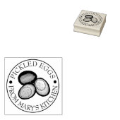 懸命漬け赤ビート玉缶 ラバースタンプ (押印)