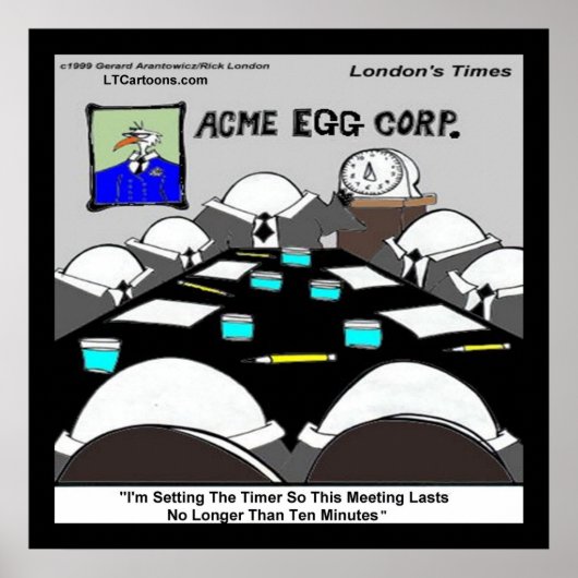 懸命茹で会企業の議のポおもしろいスター ポスター (正面)