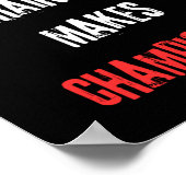 懸命訓練はチャンピオンになる。 ポスター (角)