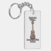 懸命遊だからギター。ヴィンテージ キーホルダー (正面左)