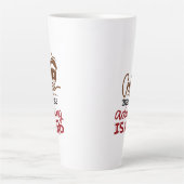 懸命 カフェラテマグ (正面)