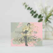 懸命・コア・ガールTシャツと贈り物 ポストカード (スタンド正面)