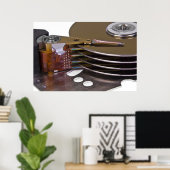 懸命・ディスク・ドライブの内部 ポスター (ホームオフィス)