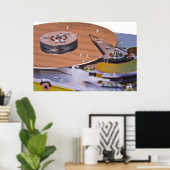 懸命・ディスク・ドライブの内部 ポスター (ホームオフィス)