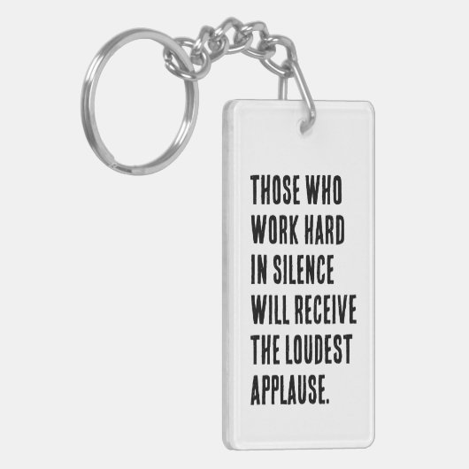 懸命Work in Silence Keychain - Loud Panthing Awai キーホルダー (正面左)