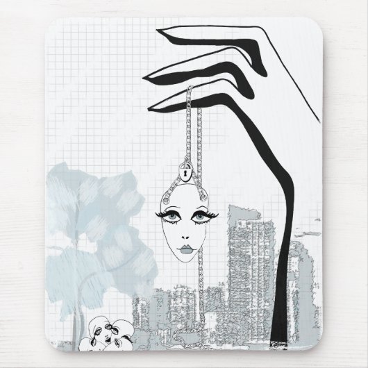 懸垂分詞 マウスパッド (正面)