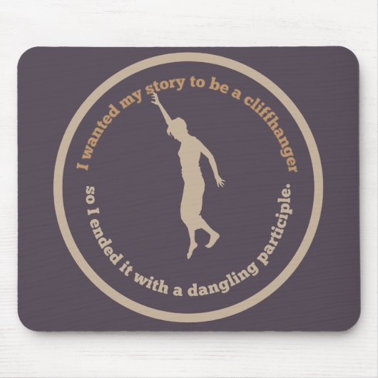 懸垂分詞 マウスパッド (正面)