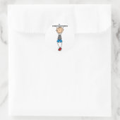 懸垂Tシャツとギフト ラウンドシール (バッグ)