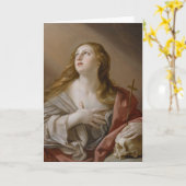 『懺悔マグダレーヌ』グリーティングカード カード (黄色い花)