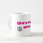 成りたがり屋のおどけ者 コーヒーマグカップ (正面左)