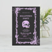 成人ハローウィンパーティヴィンテージゴシックスカルインビタット セーブザデート (スタンド正面)