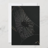 成人ハローウィンパーティヴィンテージゴシックスカルインビタット セーブザデート (裏面)