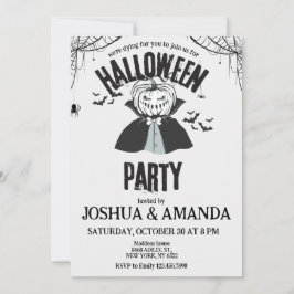 成人ハローウィンパーティ招待状 招待状