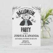 成人ハローウィンパーティ招待状 招待状 (スタンド正面)