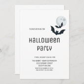 成人ハローウィンパーティ招待状 招待状 (正面/裏面)