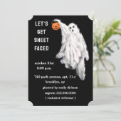 成人ハローウィンパーティ招待状 招待状 (スタンド正面)