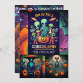 成人ハローウィンパーティ招待状 招待状 (正面/裏面)