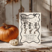 成人ハローウィンパーティ | カウボーイズ骨格踊り 案内状