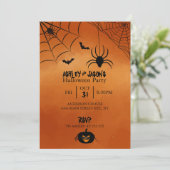 成人ハローウィンパーティ 招待状 (スタンド正面)