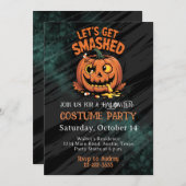 成人ハローウィンパーティ 招待状 (正面/裏面)