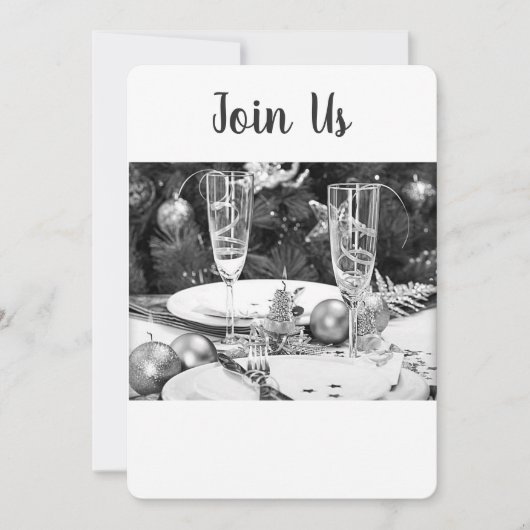 ***成人パーティー***招待状 招待状 (正面)