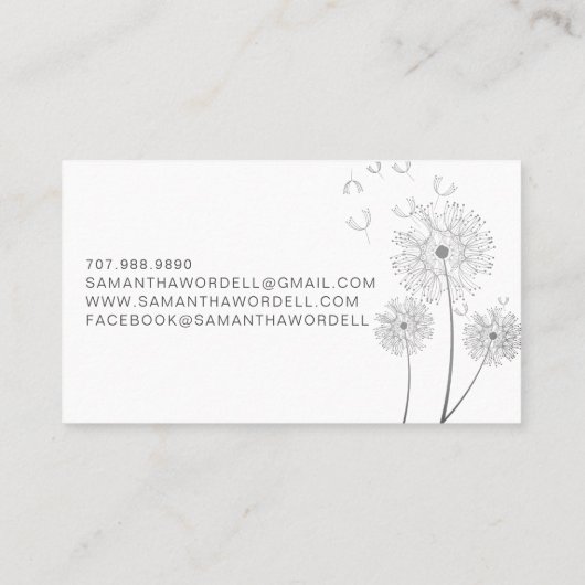 成人介護者家庭保健福祉用具 名刺 (裏面)