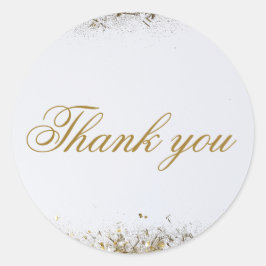 成人合同誕生日パーティー | ホワイトゴールド ラウンドシール