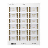 成人合同誕生日パーティー | ホワイトゴールド ラベル (フルシート)