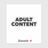 成人向けコンテンツ シール (シート)