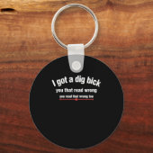 成人向けパンワードプレイおもしろいスペルミス間違ったフレーズ キーホルダー (正面)