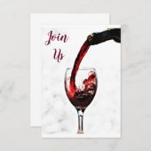 ***成人向けパーティの招待状***あらゆる大事な行事 招待状 (正面/裏面)