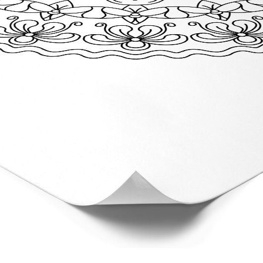 成人向け花壇色 ポスター (角)