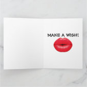 成人向け誕生日夫あいさつカード カード (内部)