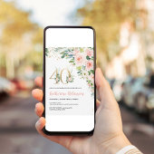 成人向け40歳招待状誕生日 招待状