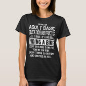 成人基礎教育インストラクター Tシャツ (正面)